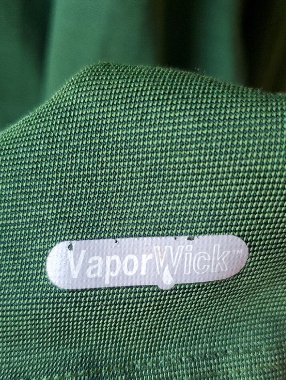 The North Face Vapor Wick  Long Sleeve Crew in Green with Gray Accents XXL - Picture 4 of 8